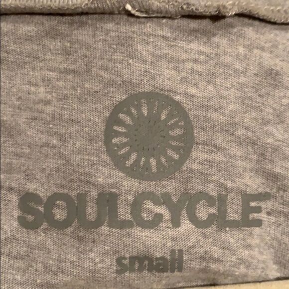 Soulcycle Vegas Print Filled Skull Grey Tank Sz S - Picture 3 of 6